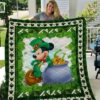 Saint Patrick Day Mickey Quilt Blanket  Quilt